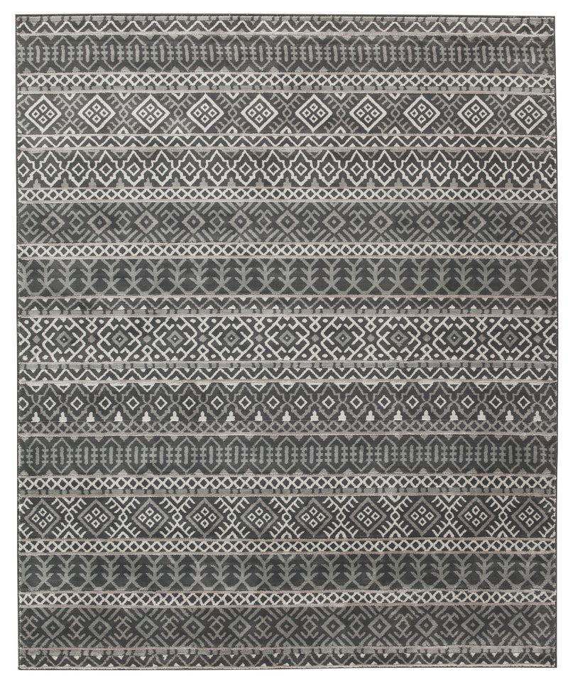 Joachim R403151 BlackTan Large Rug