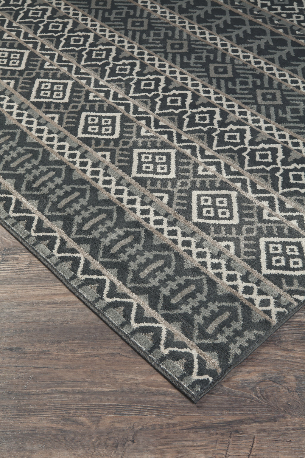 Joachim R403152 BlackTan Medium Rug