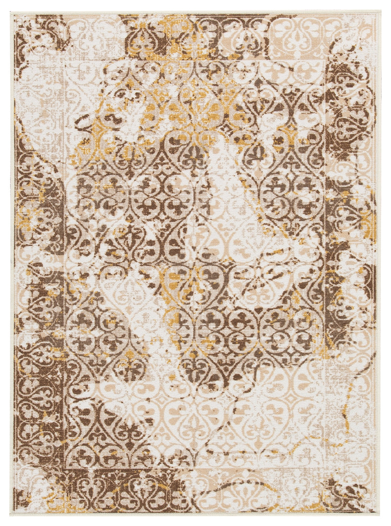 Jariath R403182 IvoryBrown Medium Rug