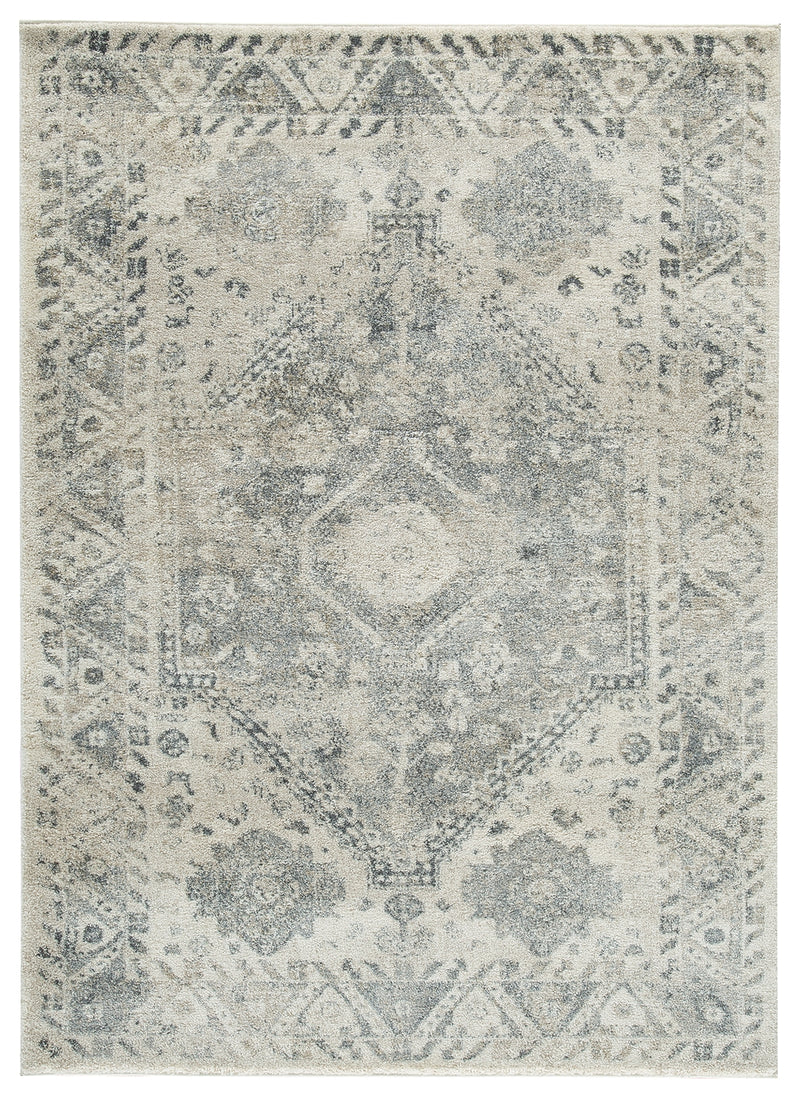 Precia R404132 GrayCream Medium Rug