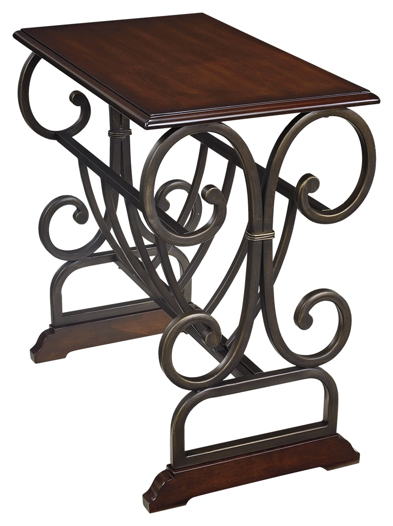 Braunsen T017-329 Brown Chair Side End Table