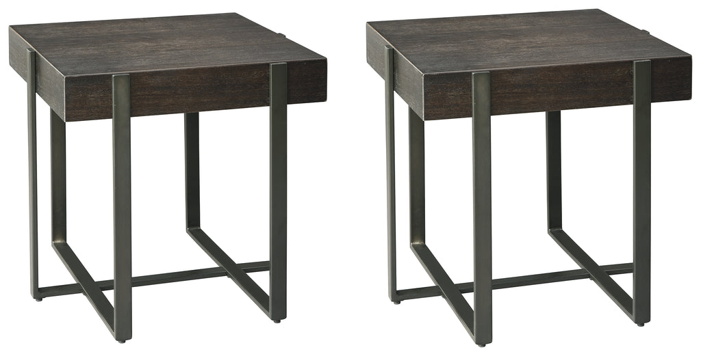 Drewing T321 Light Brown 2-Piece End Table Set