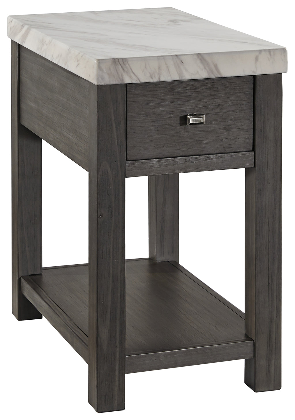 Vineburg T450-7 GrayWhite Chair Side End Table