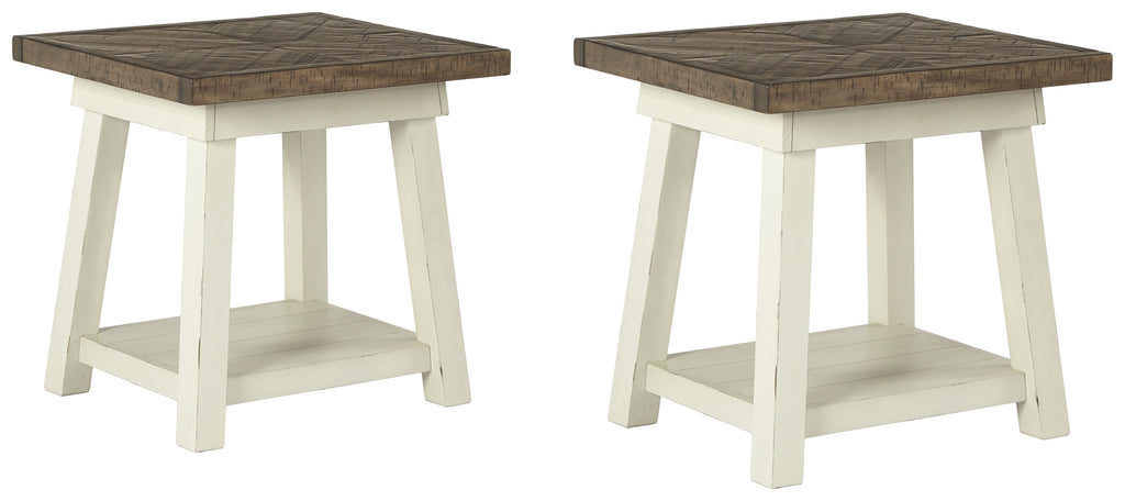 Stownbranner T640 Two-tone 2-Piece End Table Set