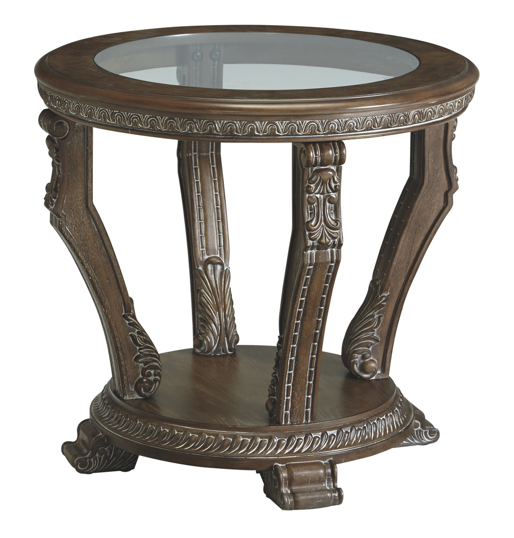 Charmond T713-6 Brown Round End Table