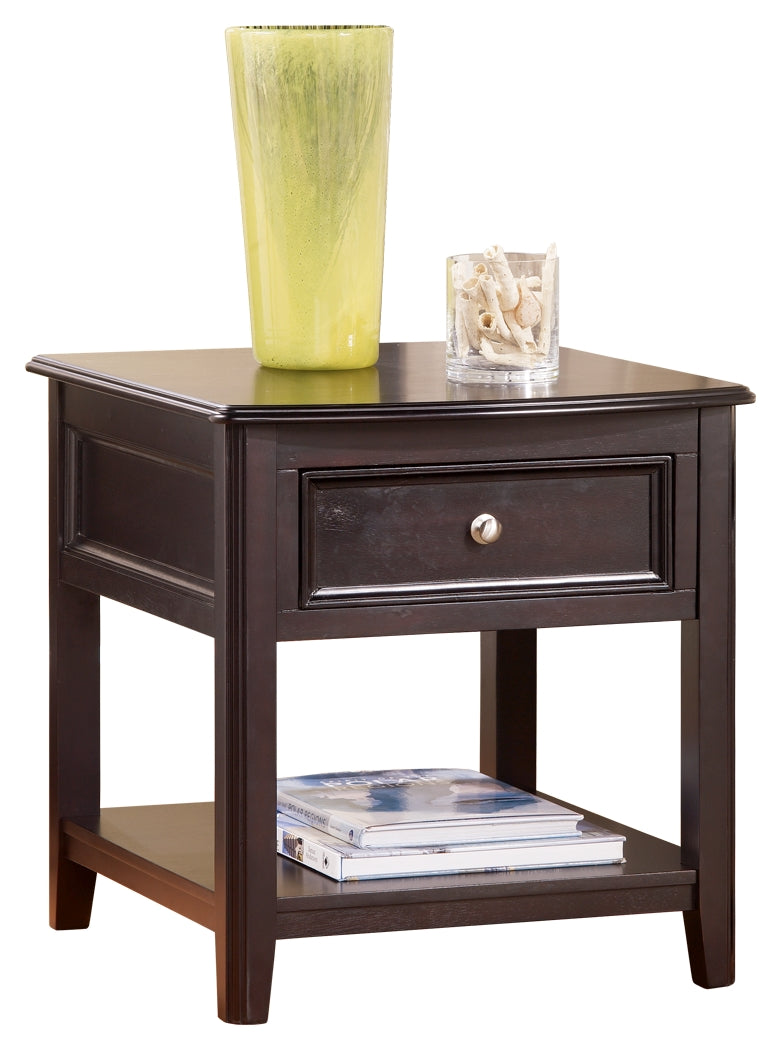 Carlyle T771-3 Almost Black Rectangular End Table