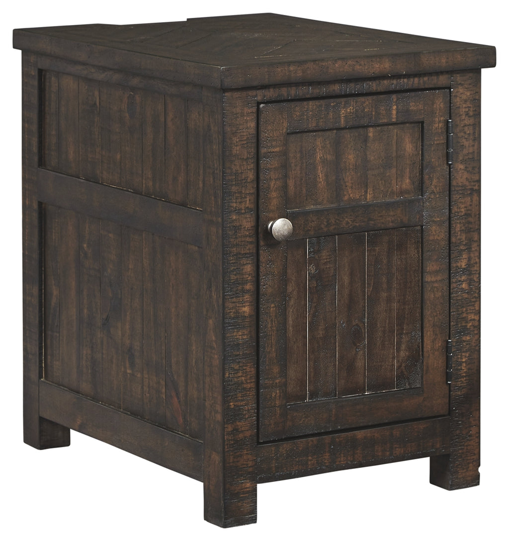Hillcott T798-7 Rustic Brown Chair Side End Table