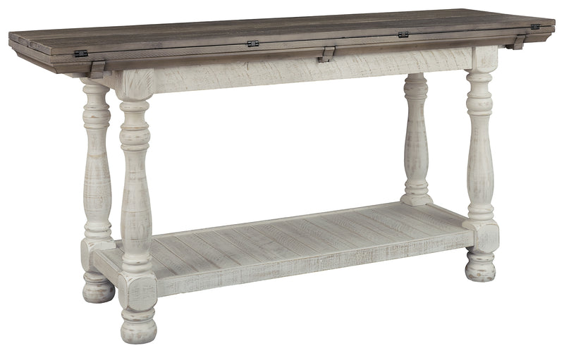 Havalance T814-4 GrayWhite Flip Top Sofa Table