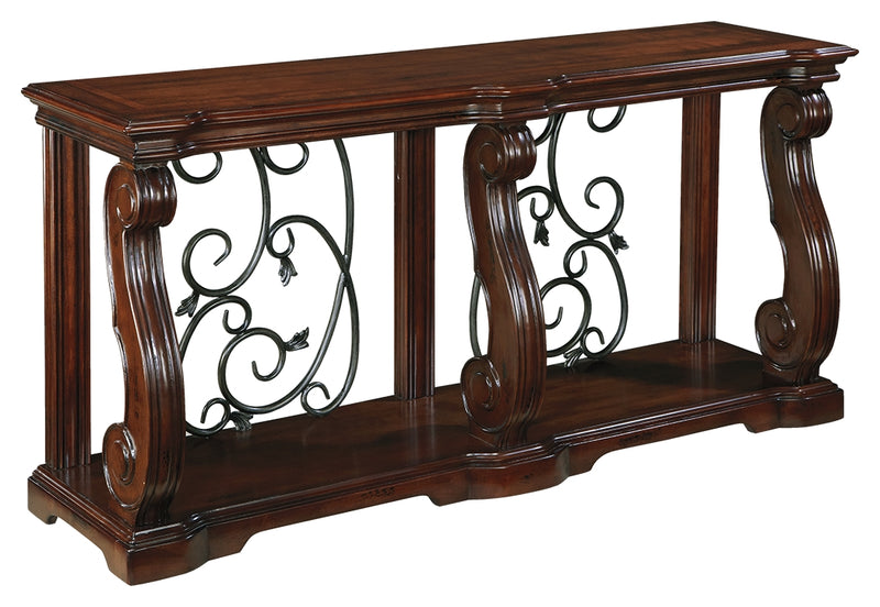 Alymere T869-4 Rustic Brown Sofa Table