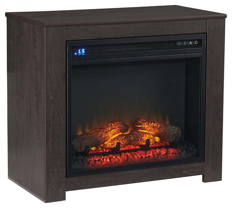 Harlinton W325-368 Black Fireplace Mantel wFRPL Insert