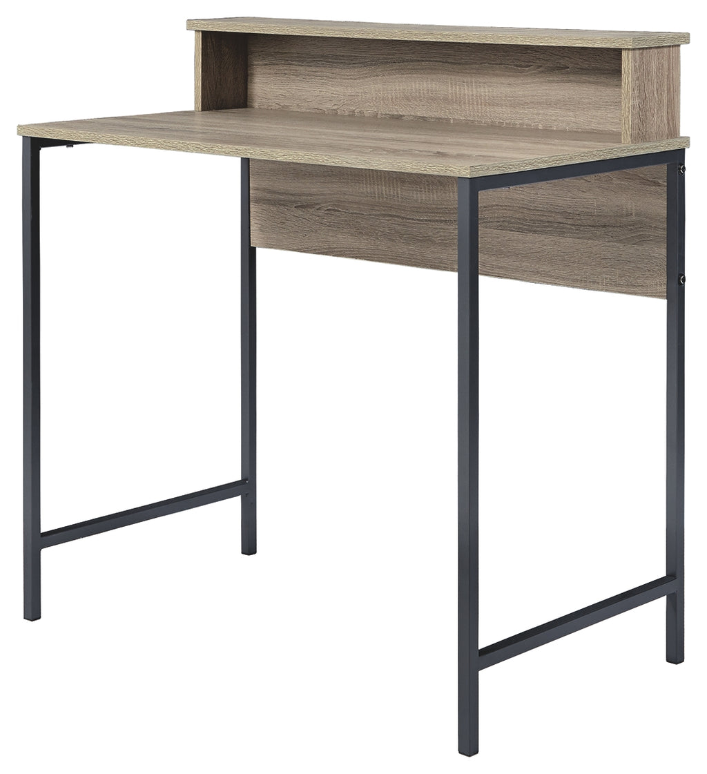 Titania Z1610744 Grayish Brown Home Office Small Desk