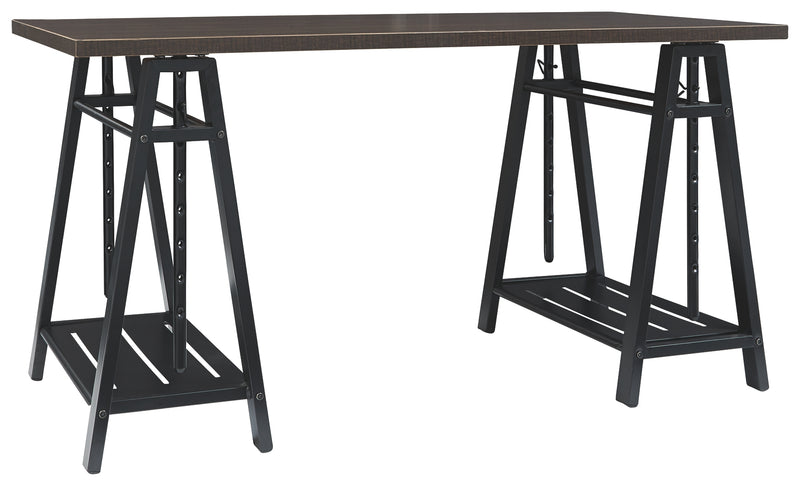 Irene Z1730003 Dark Brown Adjustable Height Desk